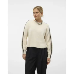 Vero Moda dame strik VMZORA - Birch W. CHOCOLATE TORTE STITCH Hot