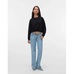 Vero Moda DAME SWEATSHIRT VMVIANA - Black Outlet