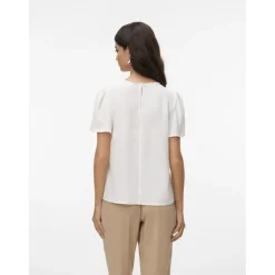 Vero Moda dame top VMALVA - Cloud Dancer Online