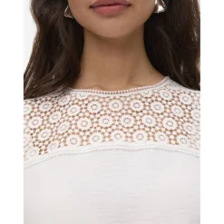 Vero Moda dame top VMALVA - Cloud Dancer Online