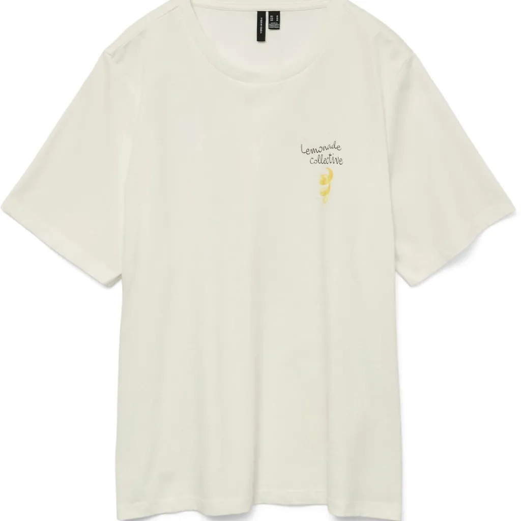 Vero Moda DAME TOP VMAYA CATY - Snow White Lemonade Clearance