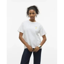 Vero Moda DAME TOP VMAYA CATY - Snow White Lemonade Clearance