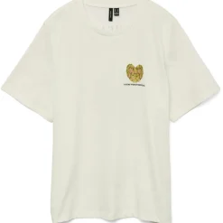 Vero Moda DAME TOP VMAYA CATY - Snow White Artichoke Discount