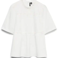 Vero Moda DAME TOP VMNEWISOLDE - Snow white New