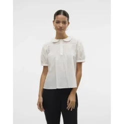 Vero Moda DAME TOP VMROXANNE - Snow white