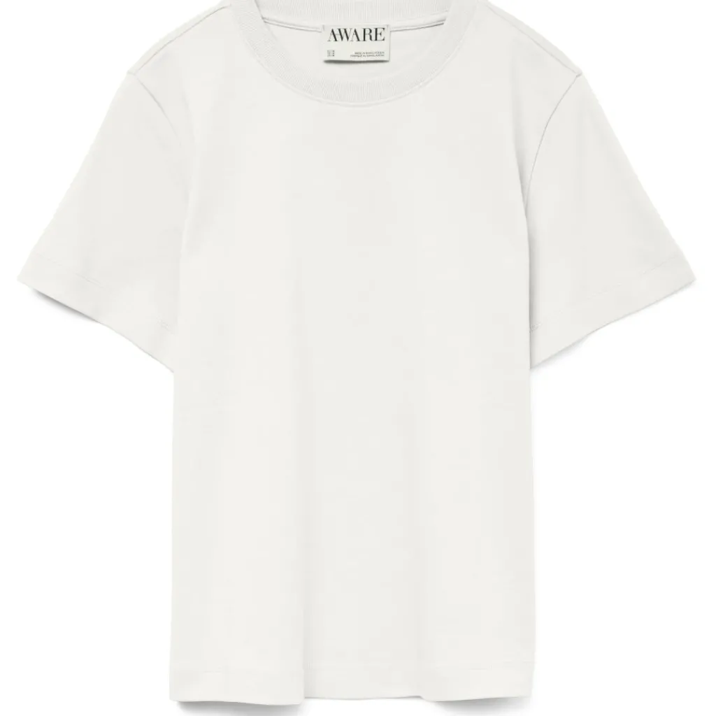Vero Moda dame t-shirt AWNAIMA - Snow white Hot