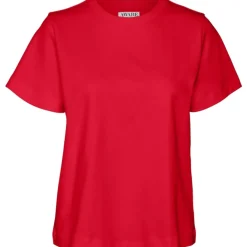 Vero Moda dame t-shirt AWNAIMA - Racing Red New