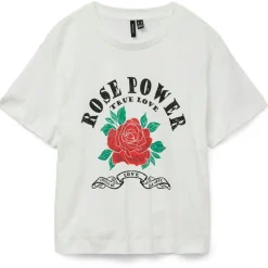 Vero Moda dame t-shirt VMSIGNE - Snow White ROSE POWER Hot