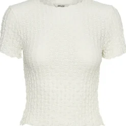 Vero Moda dame t-shirt VMSHELBY - Snow white Hot