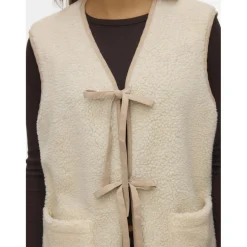 Vero Moda dame vest VMCLEO - Oatmeal