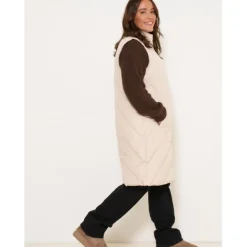Vero Moda dame vest VMMILLAS - Oatmeal Discount