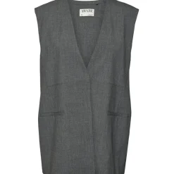 Vero Moda dame vest VMOKAVA - Dark grey melange Clearance