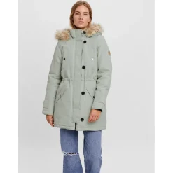 Vero Moda dame vinterjakke VMEXCURSIONEXPEDITION - Mineral Gray Clearance