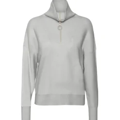 Vero Moda highneck VMSABA - Light Grey Melange Clearance