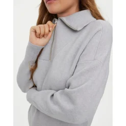 Vero Moda highneck VMSABA - Light Grey Melange Clearance