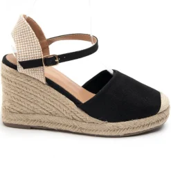 SHOES Vicca Dame plateau sandal 5982 - Black Best