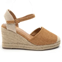 SHOES Vicca Dame plateau sandal 5982 - Camel Sale