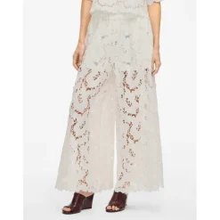 VILA DAME BUKSER VIHYLDE - Cloud Dancer Best