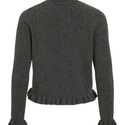 VILA Dame Cardigan VIJacia - Medium grey melange New