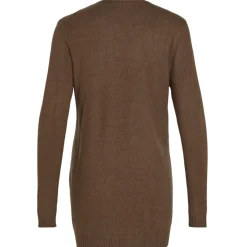 VILA dame cardigan VIRIL - Crocodile DARK MELANGE Discount