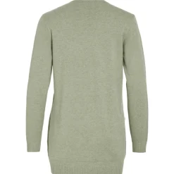 VILA dame cardigan VIRIL - Oil Green MELANGE Best