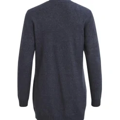 VILA dame cardigan VIRIL - Total eclipse melange