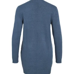 VILA dame cardigan VIRIL - Vintage Indigo Dark Melange Discount