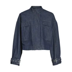 VILA dame denim jakke VIADONNA - Dark Blue Denim New