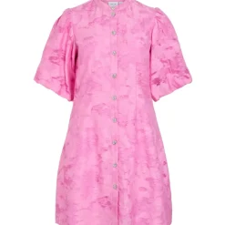 VILA DAME KJOLE VIAGGA - Sangria Sunset JACQUARD Sale