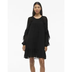 VILA dame kjole VIBINNA - Black Beauty Discount