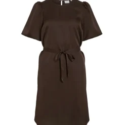 VILA DAME KJOLE VIELLETTE - Coffee Bean Best