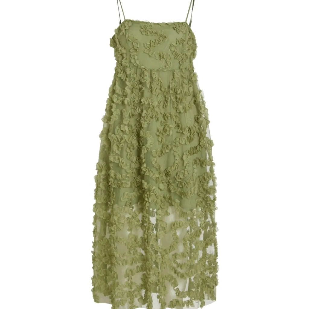 VILA dame kjole VILEONORA - Sage Hot