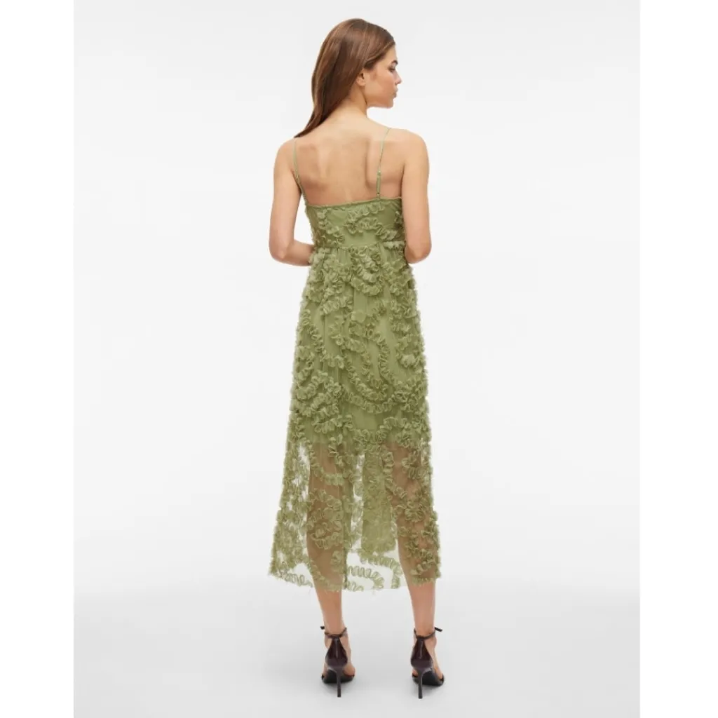 VILA dame kjole VILEONORA - Sage Hot