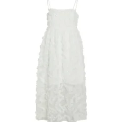 VILA dame kjole VILEONORA - Cloud Dancer Outlet