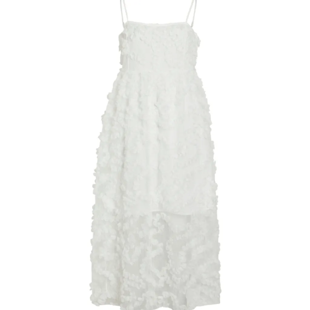 VILA dame kjole VILEONORA - Cloud Dancer Outlet