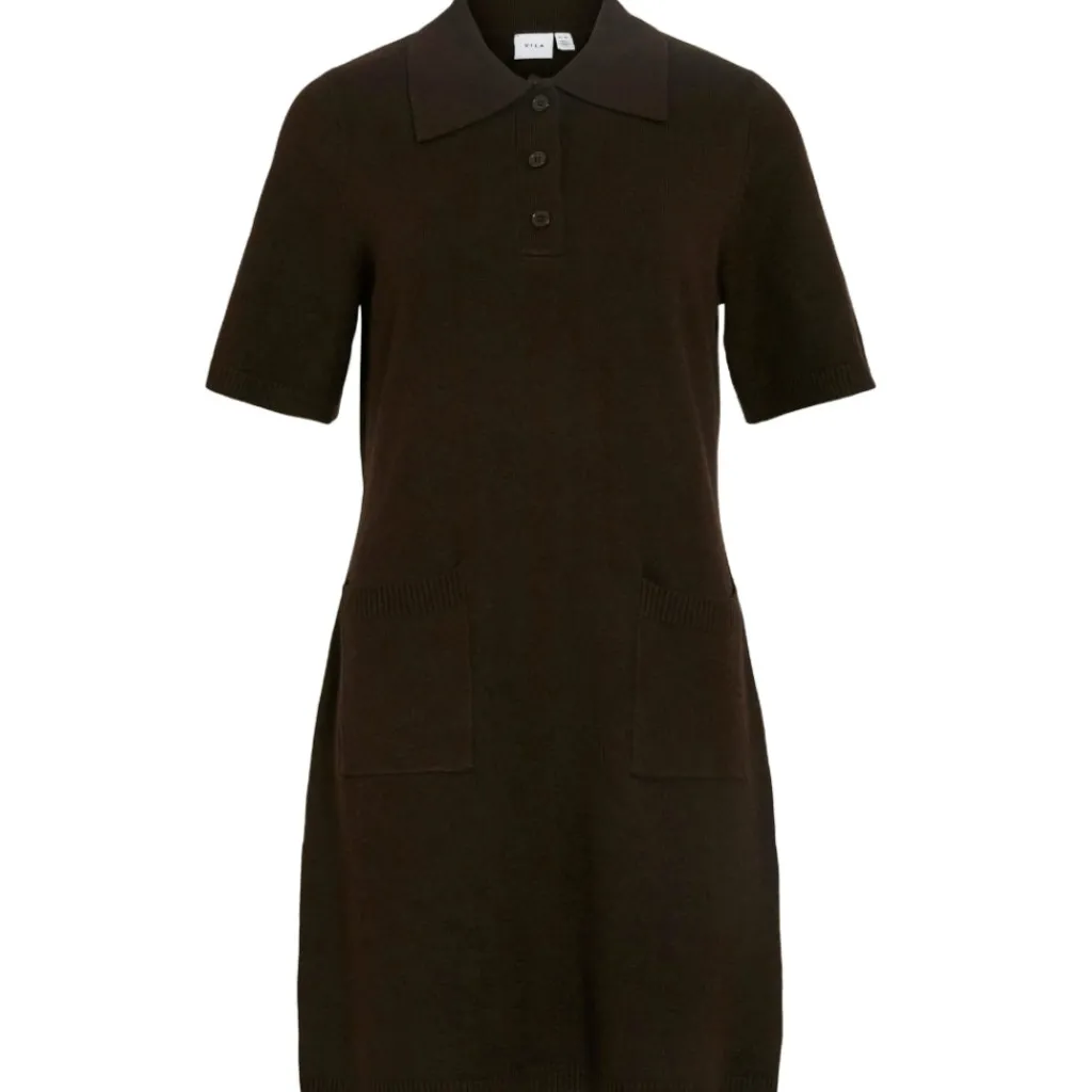 VILA dame kjole VILINA - Coffee Bean Clearance