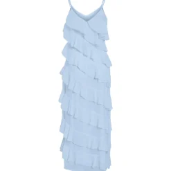 VILA DAME KJOLE VILUNA - Cashmere Blue New