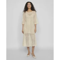 VILA dame kjole VIMALUNA - Birch Best