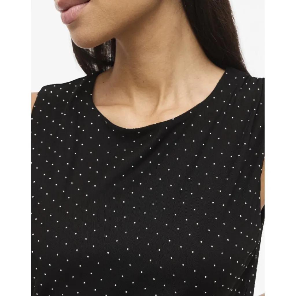 VILA Dame Kjole VIMINNA - Black Beauty Best