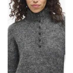 VILA dame kjole VINYNNI - Dark grey melange