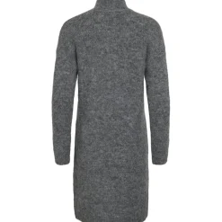 VILA dame kjole VINYNNI - Dark grey melange