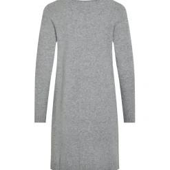 VILA dame kjole VIRIL - Medium grey melange Discount