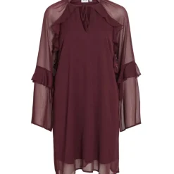 VILA DAME KJOLE VISILJA - Fig New