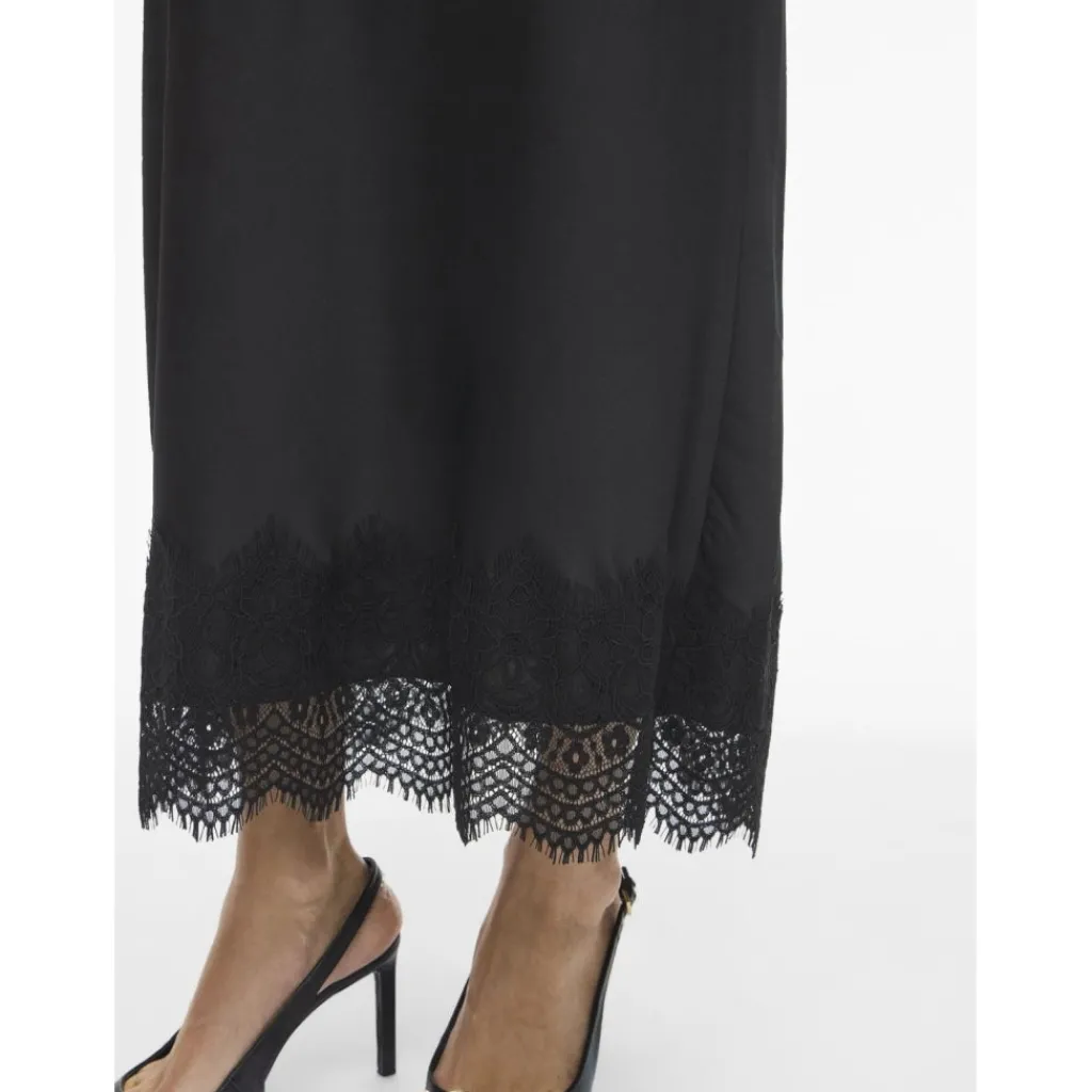 VILA Dame Nederdel VIEllette - Black Beauty Online