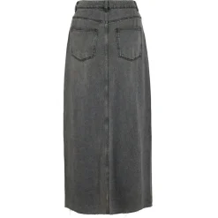 VILA dame nederdel VIKIKI - Medium Grey Denim New