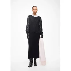 VILA dame nederdel VIRIL - Black Best