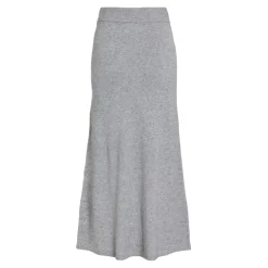 VILA dame nederdel VIRIL - Medium grey melange