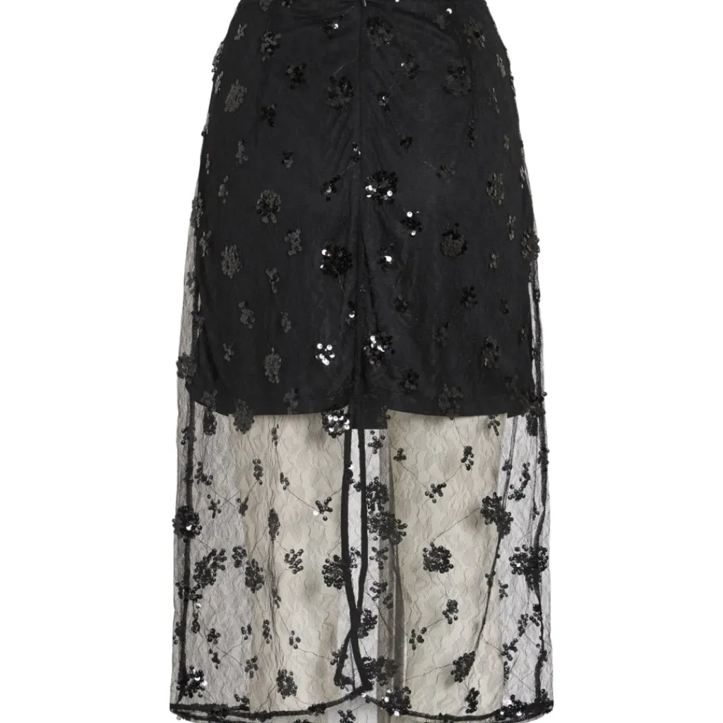 VILA Dame Nederdel VIViada - Black Beauty Hot