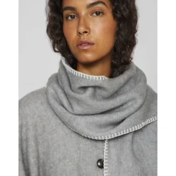 VILA dame scarf VISANTEL - Light Grey Melange Sale