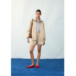 VILA dame shorts VIHABA - Feather Gray Birch track Discount